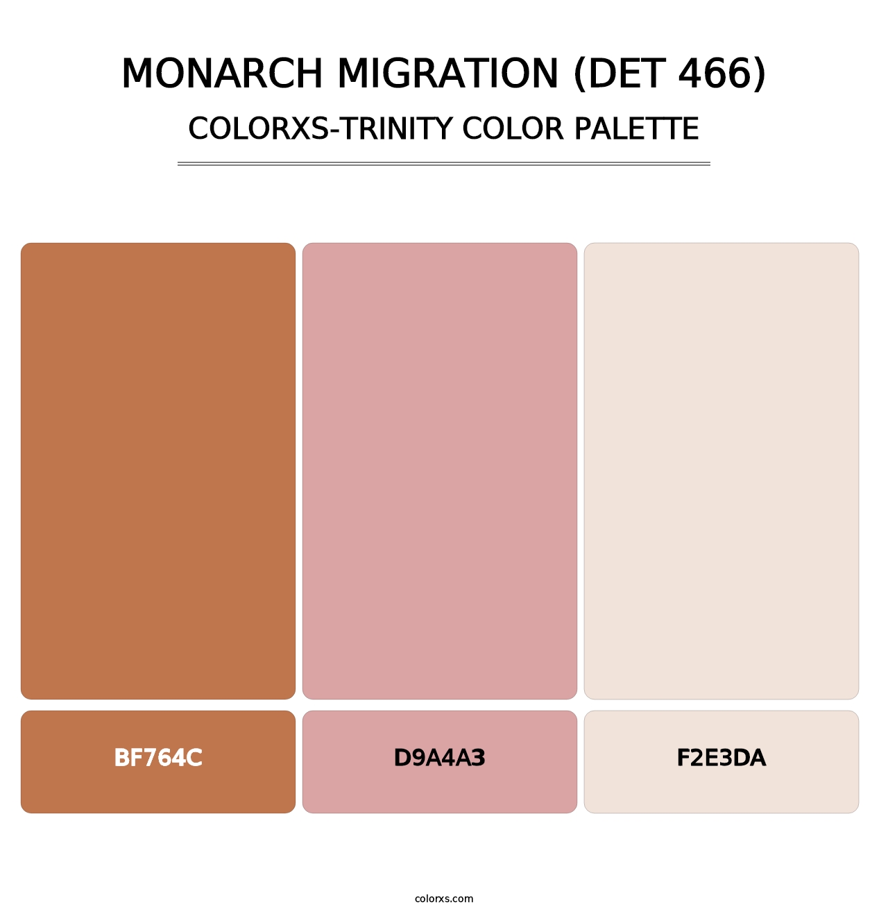 Monarch Migration (DET 466) - Colorxs Trinity Palette