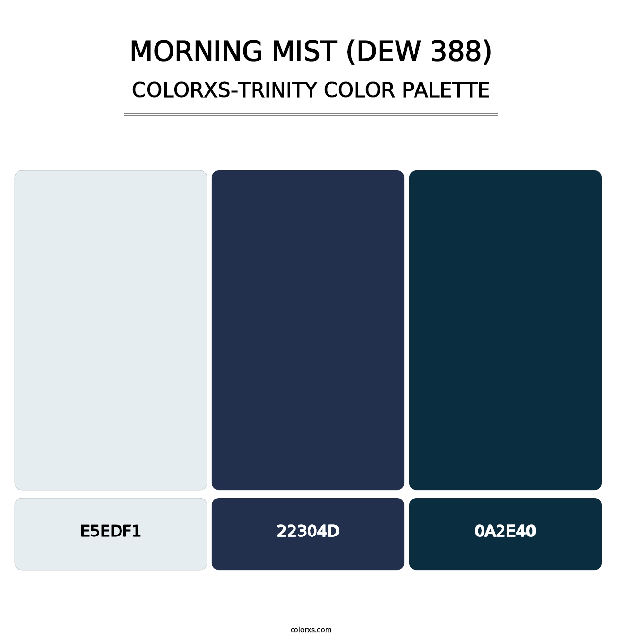 Morning Mist (DEW 388) - Colorxs Trinity Palette