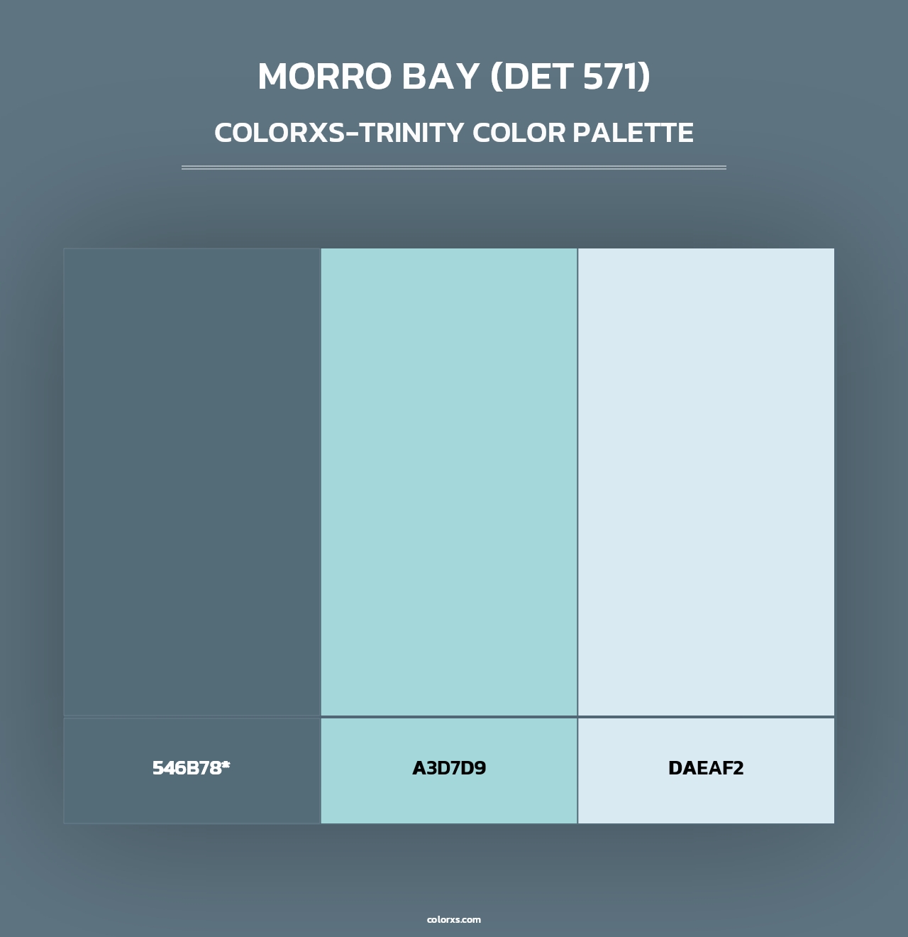 Morro Bay (DET 571) - Colorxs Trinity Palette
