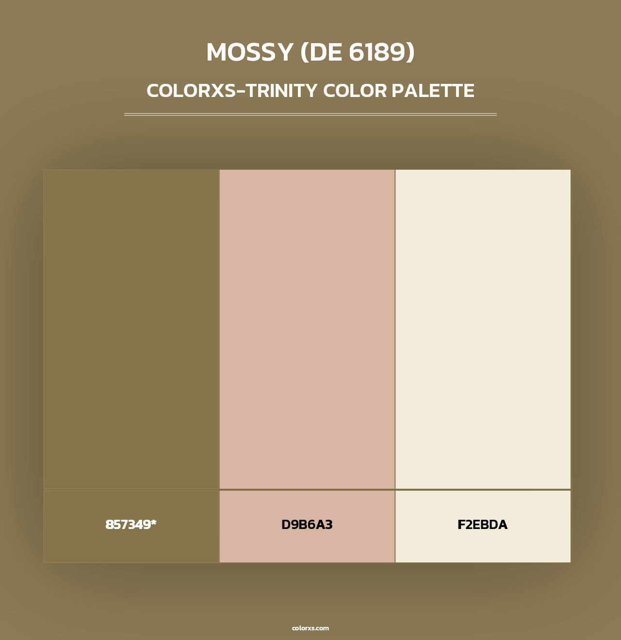 Mossy (DE 6189) - Colorxs Trinity Palette