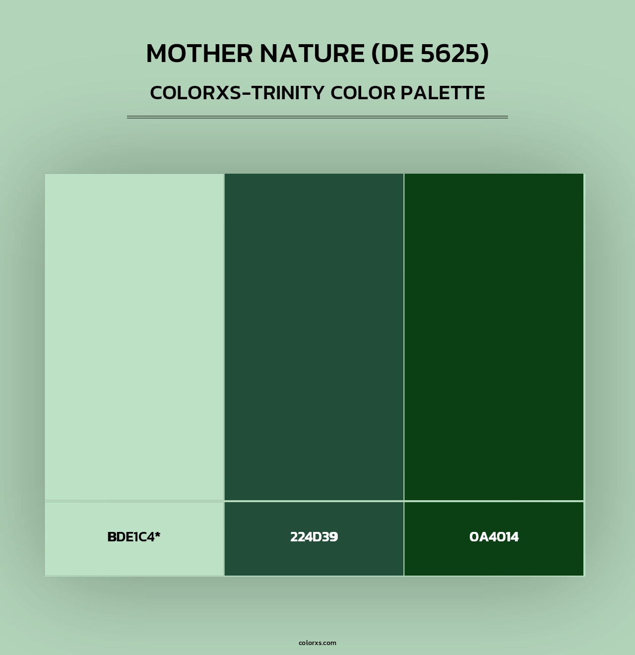 Mother Nature (DE 5625) - Colorxs Trinity Palette