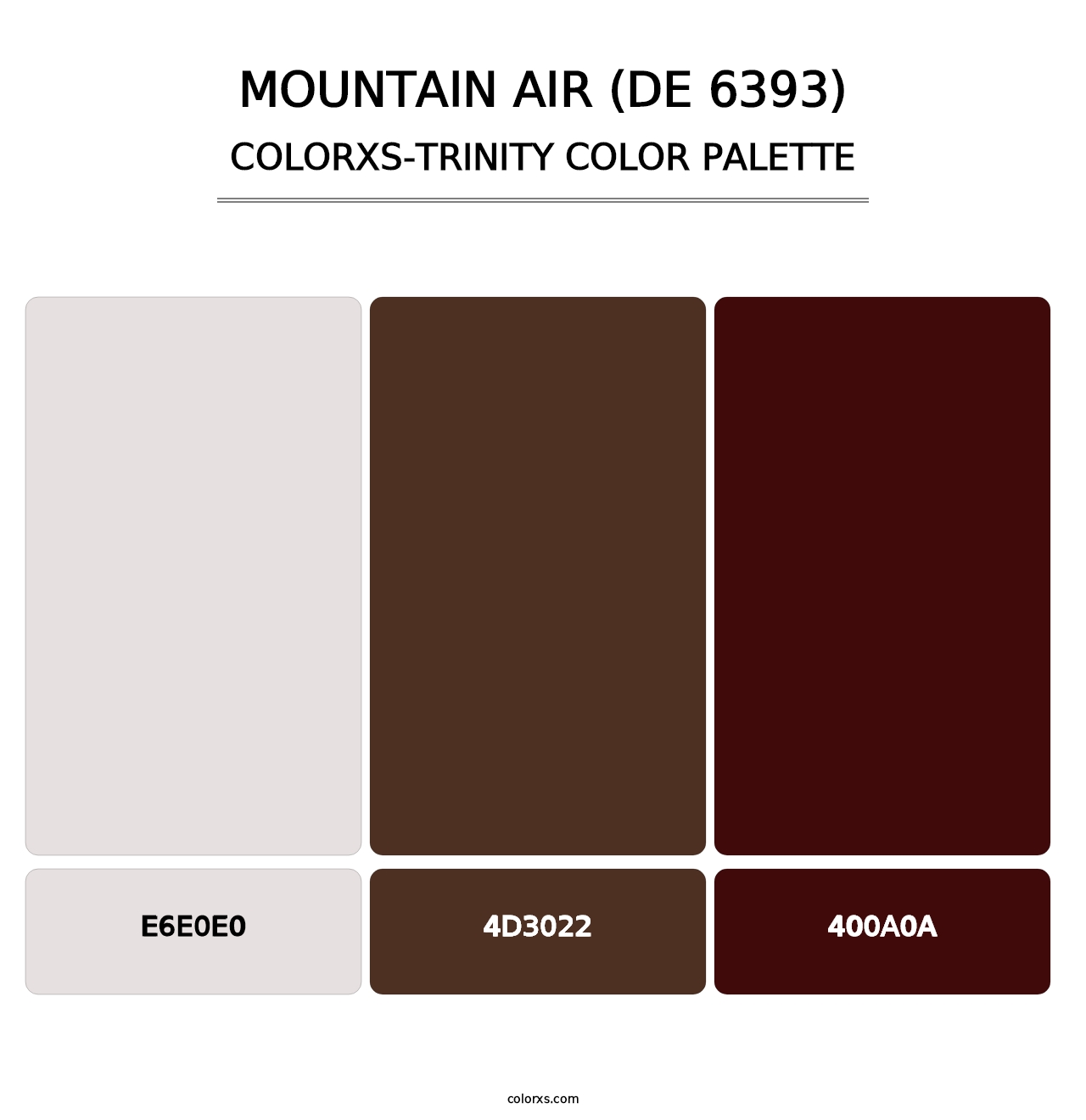 Mountain Air (DE 6393) - Colorxs Trinity Palette