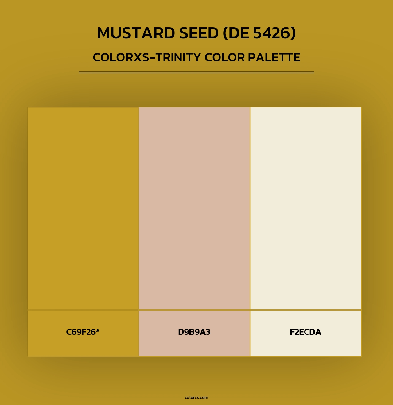 Mustard Seed (DE 5426) - Colorxs Trinity Palette