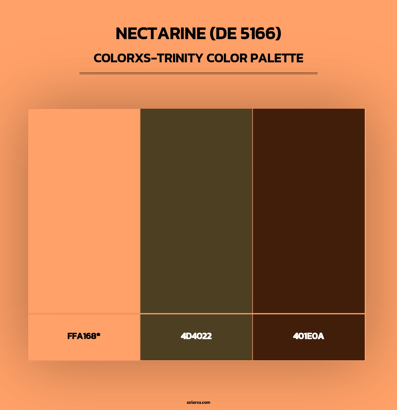 Nectarine (DE 5166) - Colorxs Trinity Palette