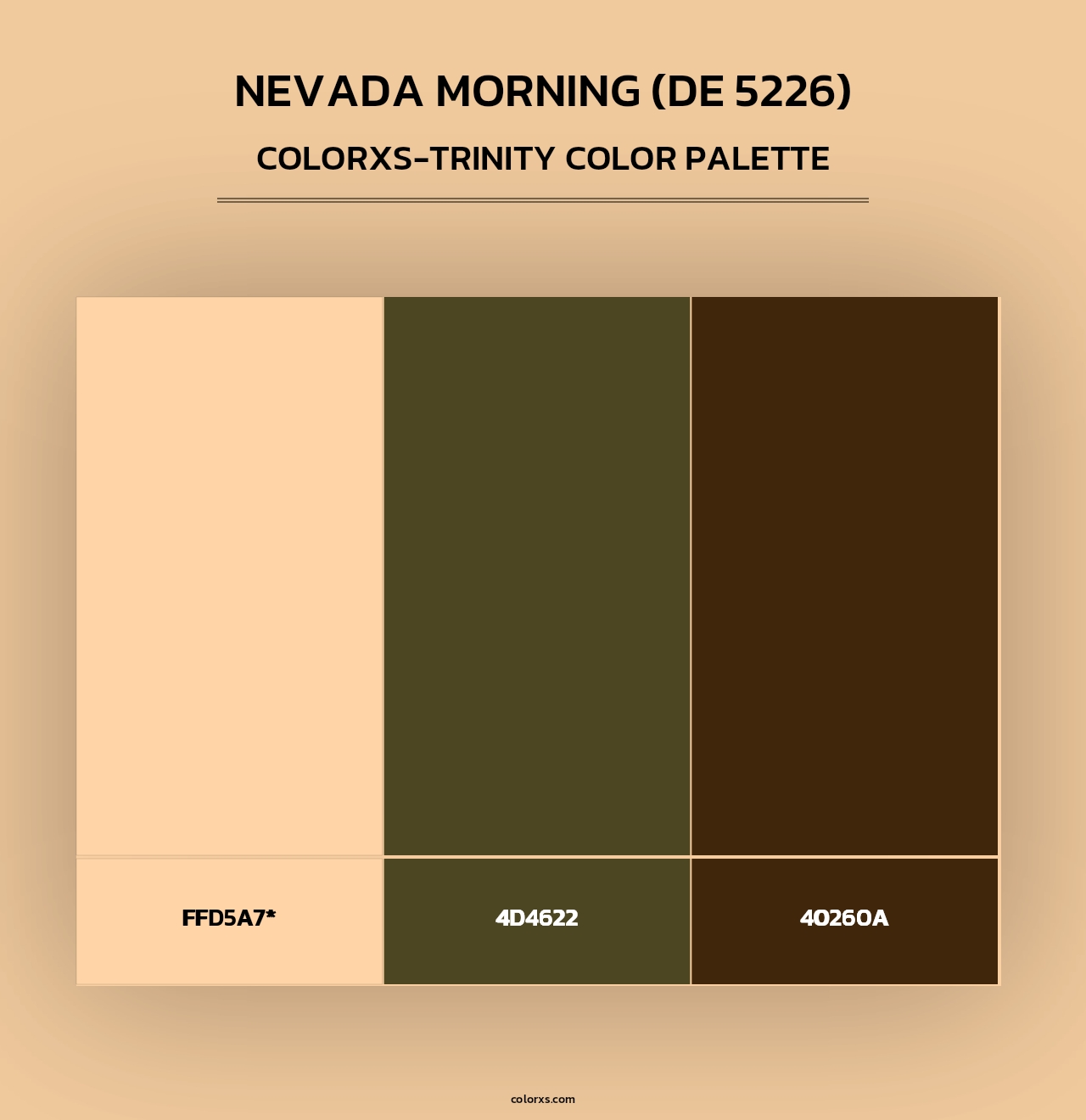 Nevada Morning (DE 5226) - Colorxs Trinity Palette