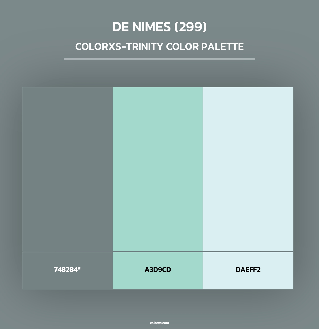 De Nimes (299) - Colorxs Trinity Palette