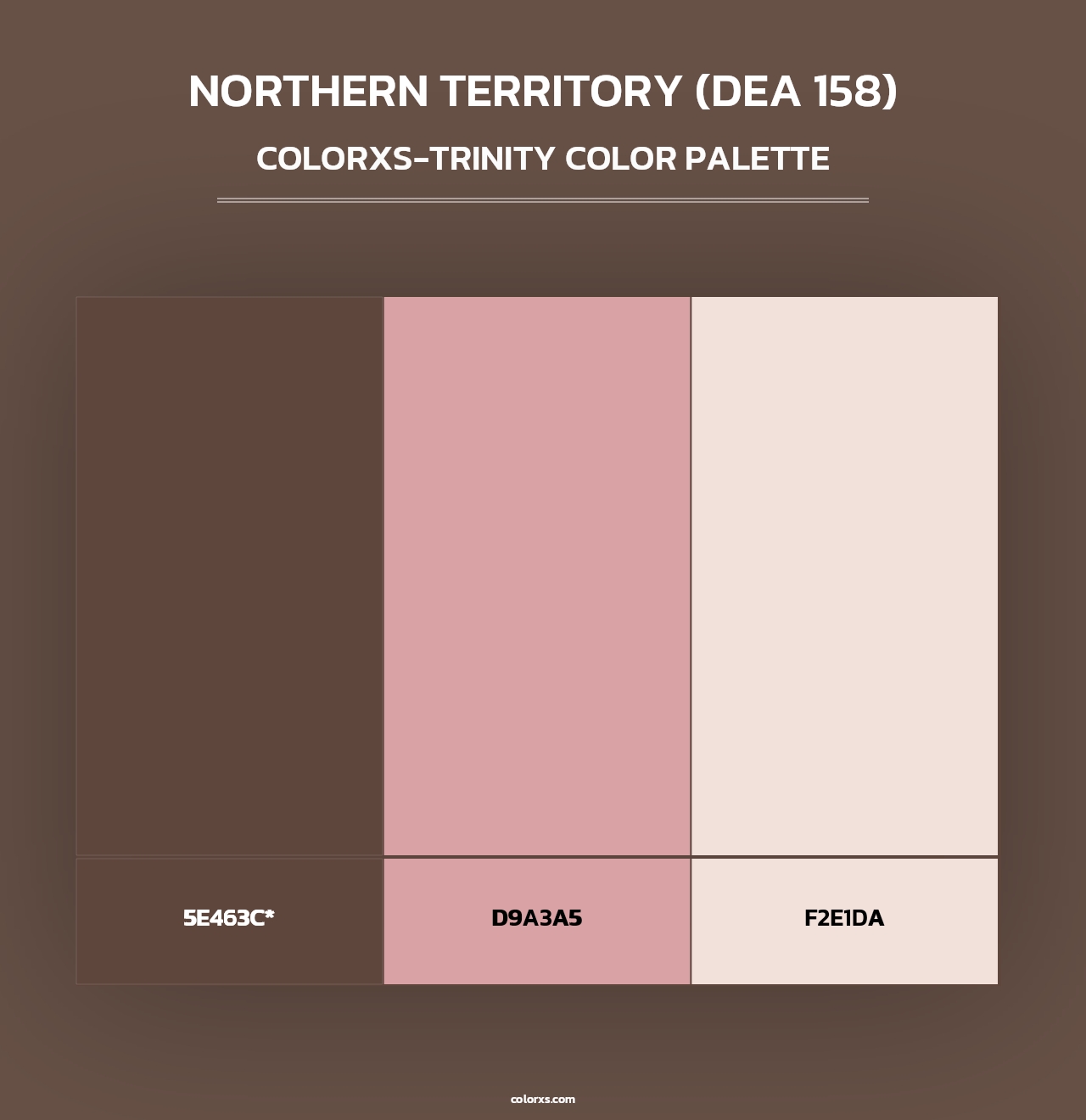 Northern Territory (DEA 158) - Colorxs Trinity Palette