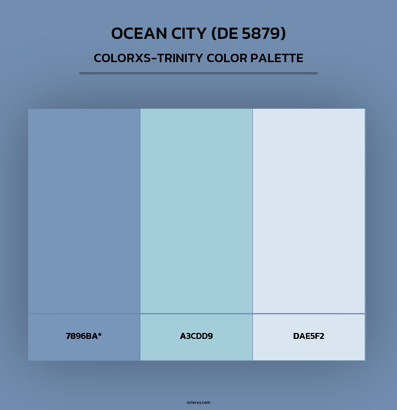Ocean City (DE 5879) - Colorxs Trinity Palette