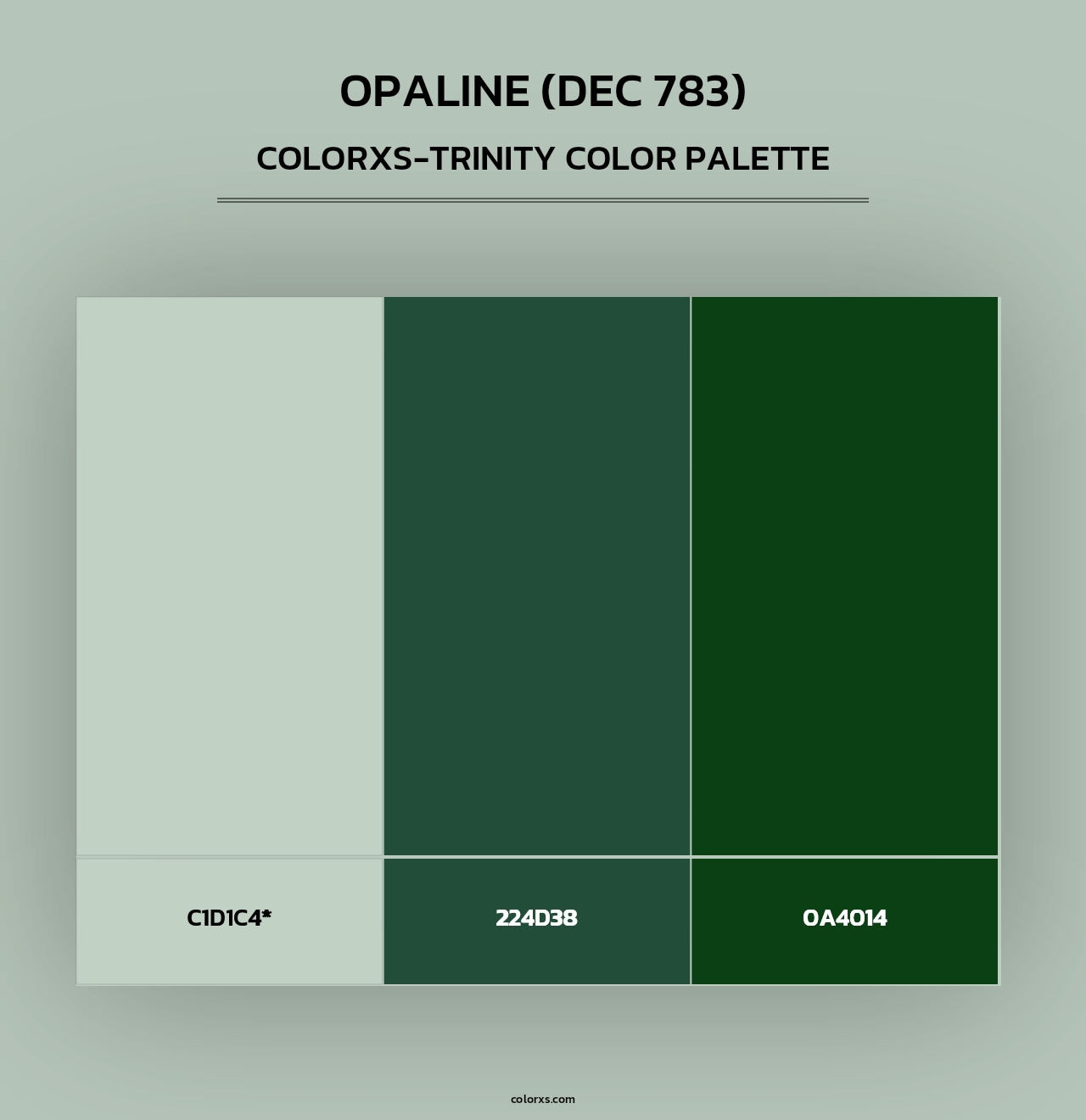 Opaline (DEC 783) - Colorxs Trinity Palette