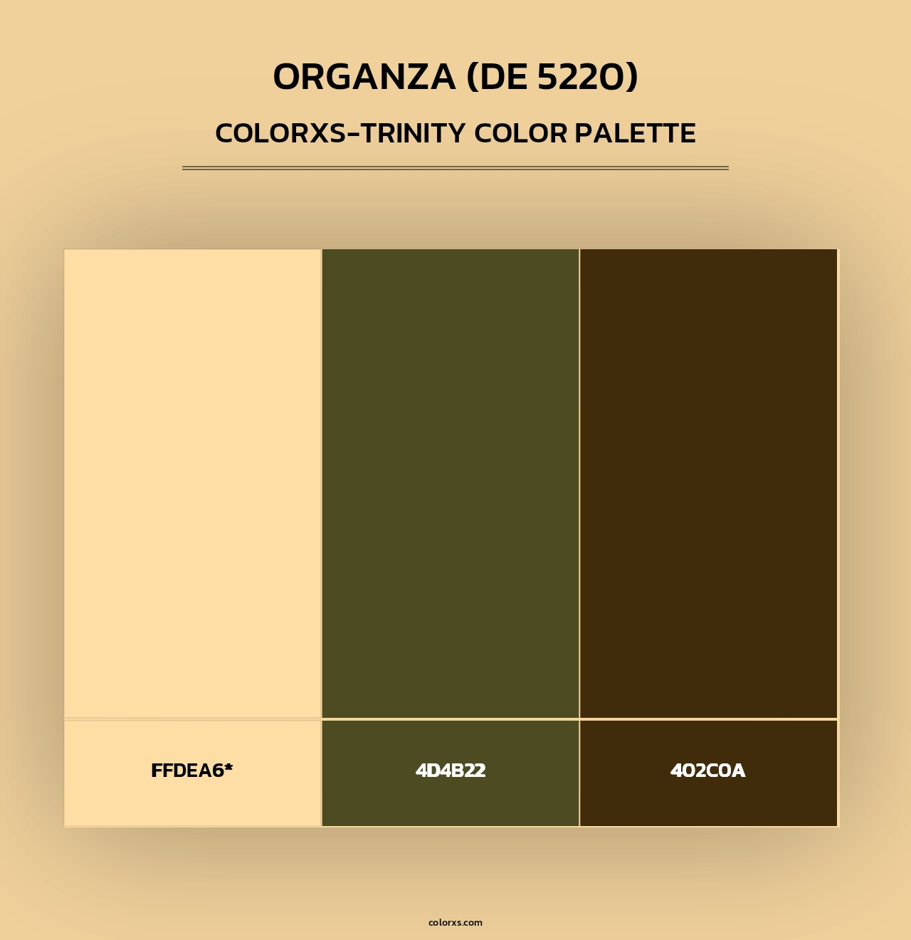 Organza (DE 5220) - Colorxs Trinity Palette