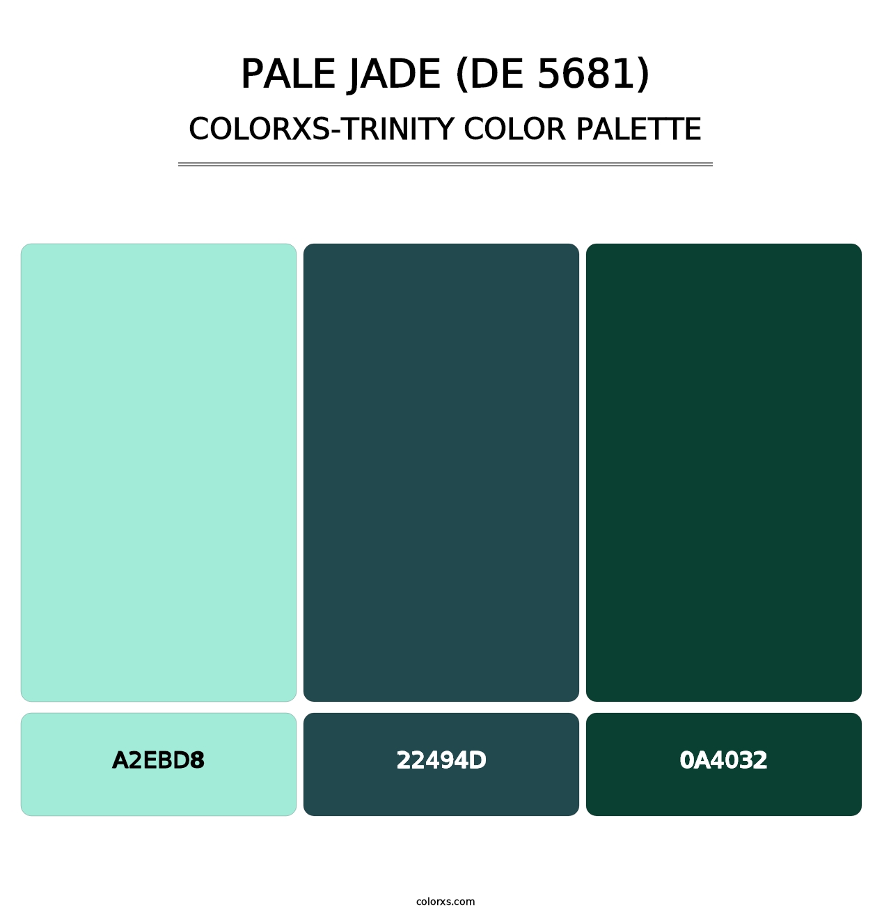 Pale Jade (DE 5681) - Colorxs Trinity Palette