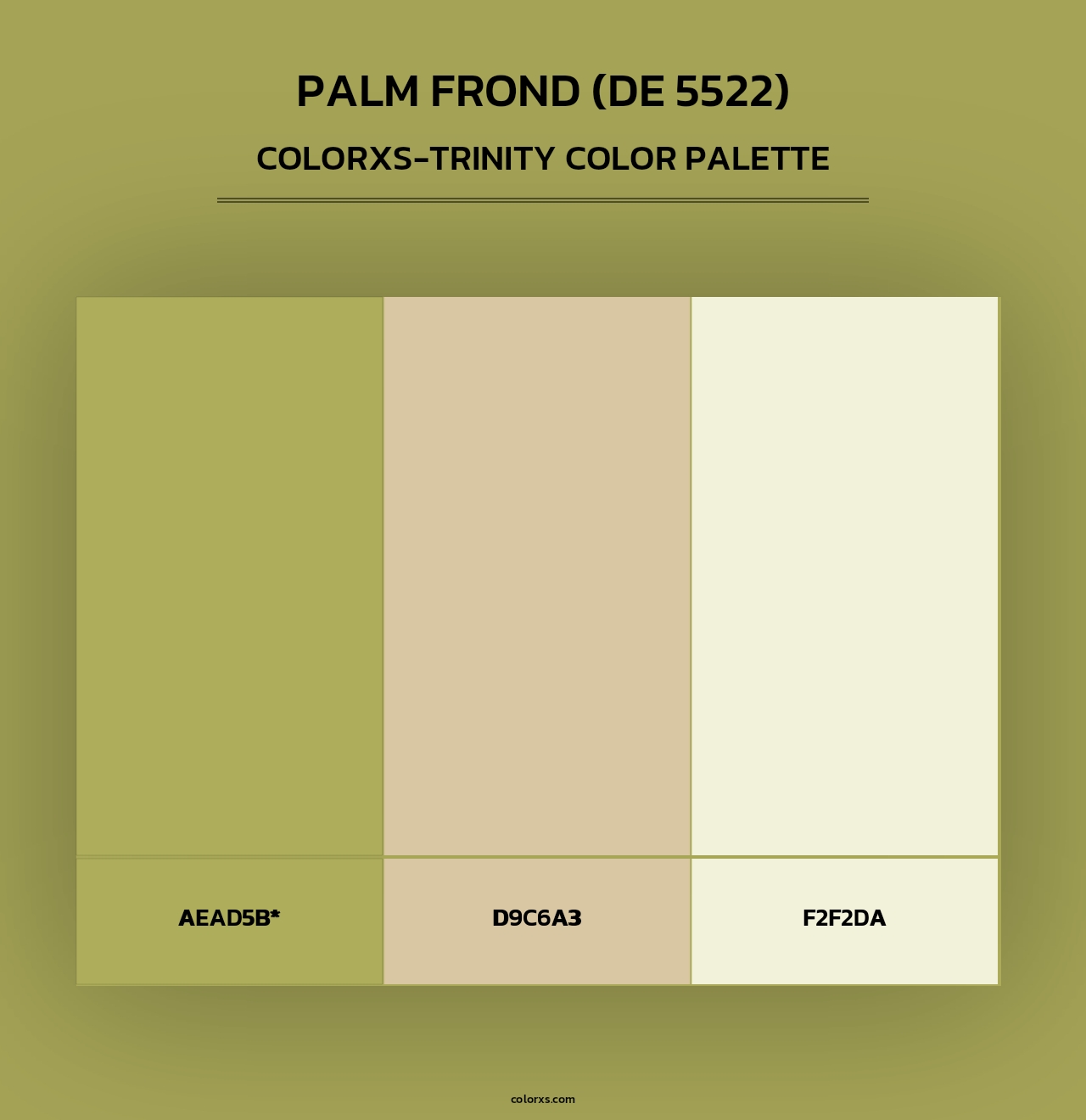 Palm Frond (DE 5522) - Colorxs Trinity Palette