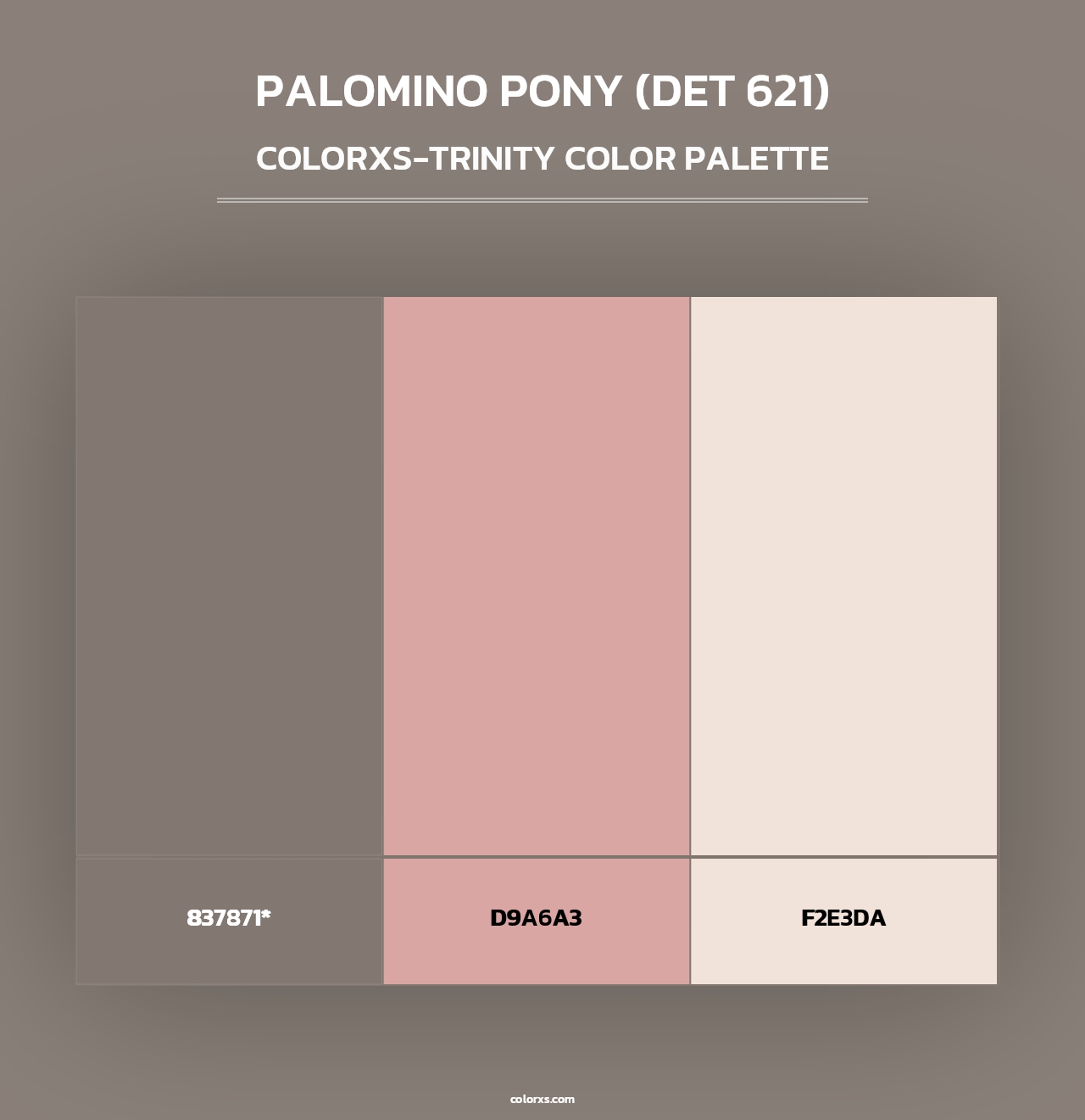 Palomino Pony (DET 621) - Colorxs Trinity Palette
