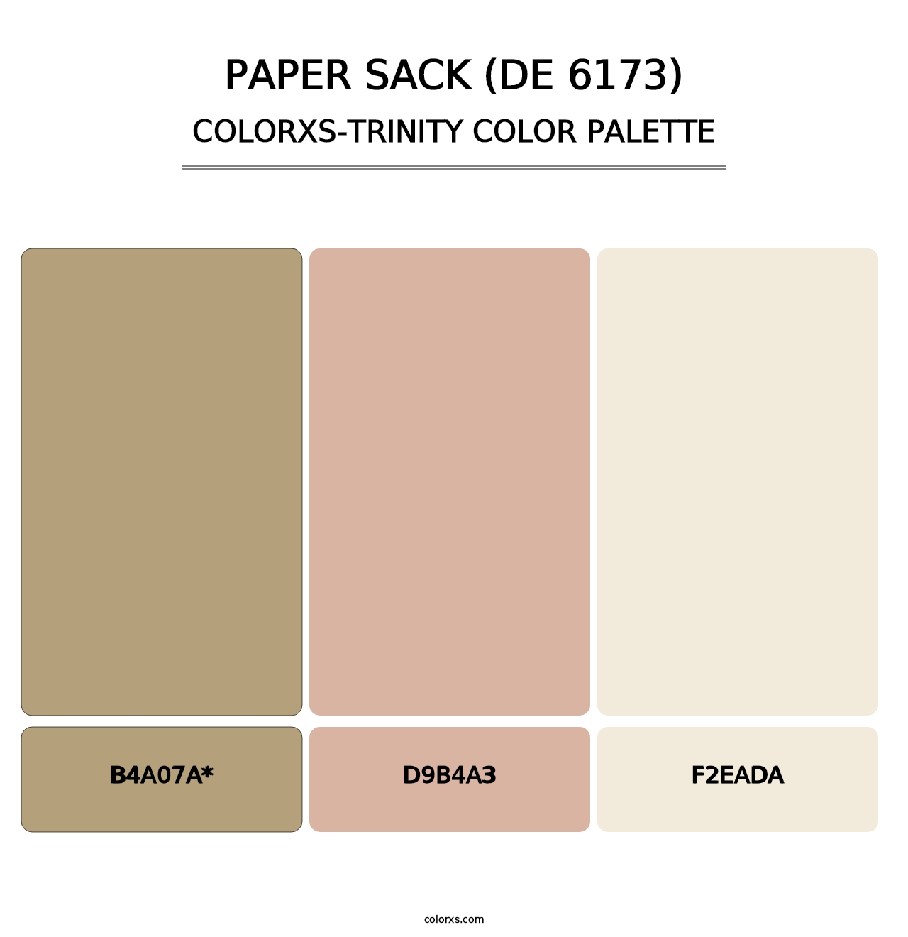 Paper Sack (DE 6173) - Colorxs Trinity Palette