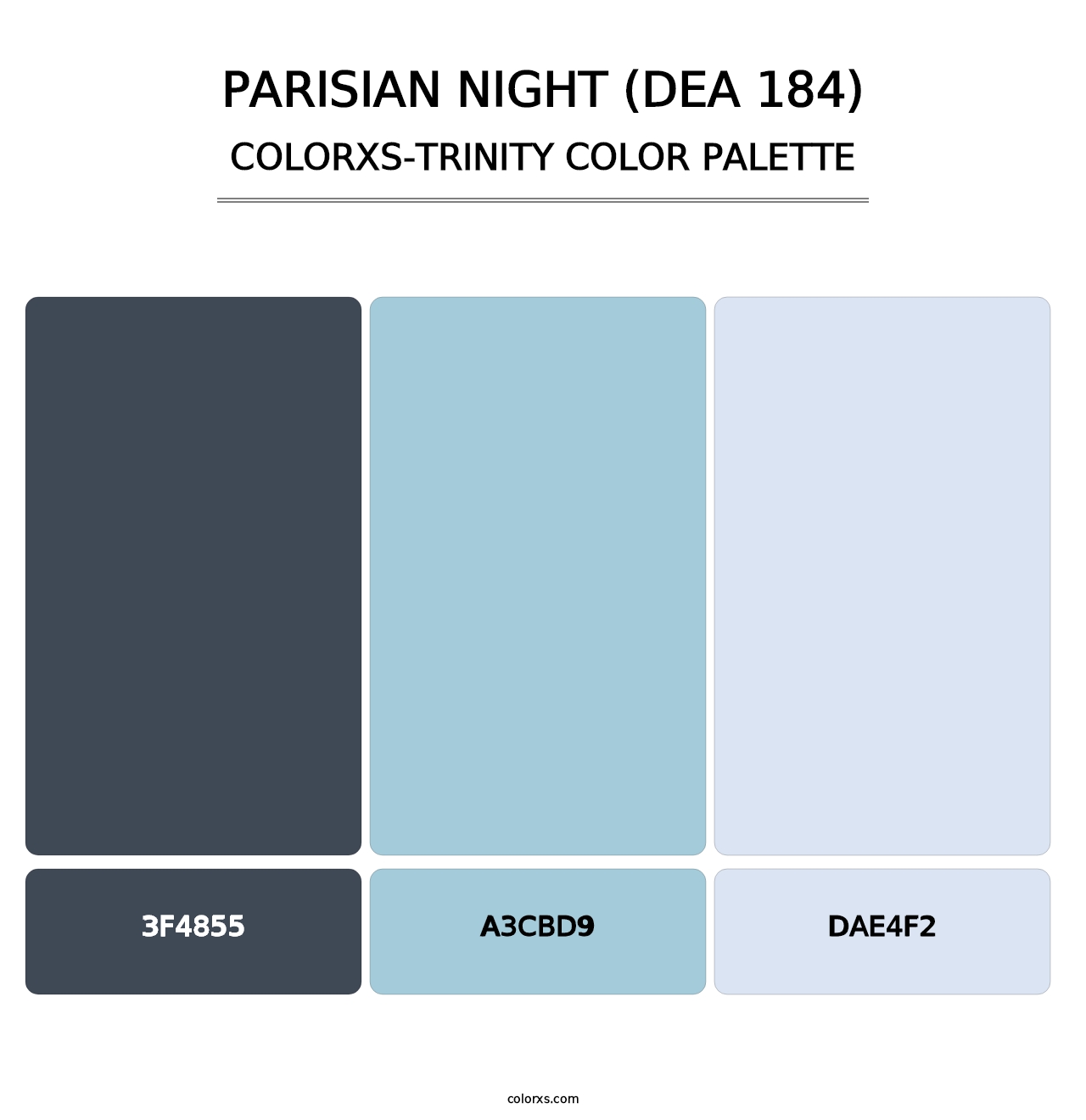 Parisian Night (DEA 184) - Colorxs Trinity Palette