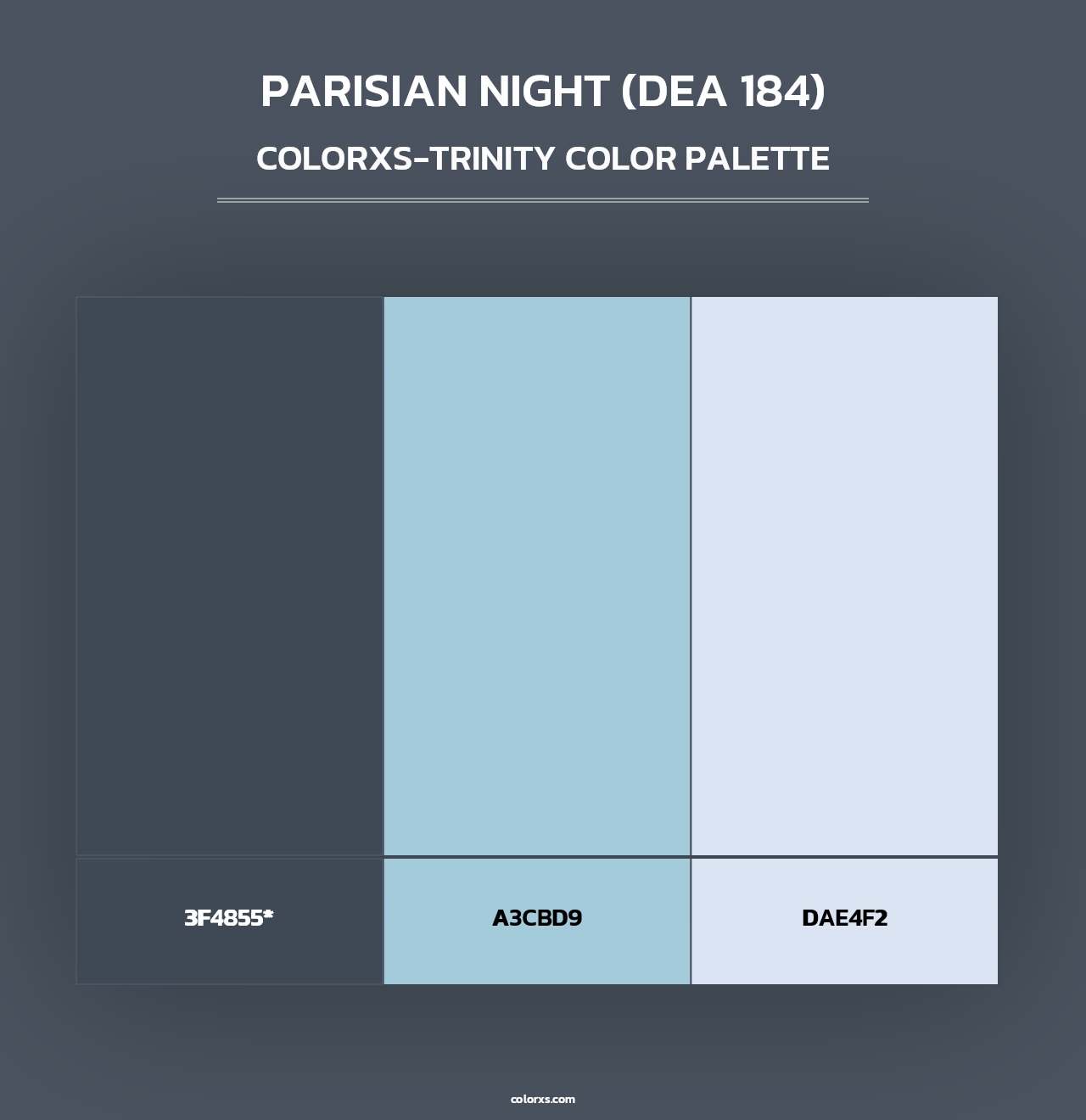 Parisian Night (DEA 184) - Colorxs Trinity Palette