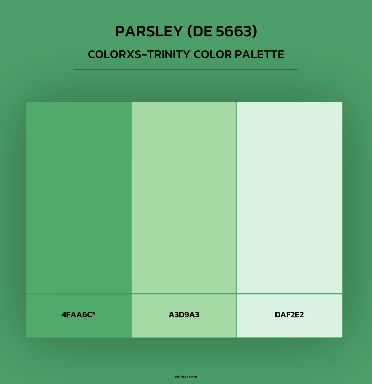 Parsley (DE 5663) - Colorxs Trinity Palette