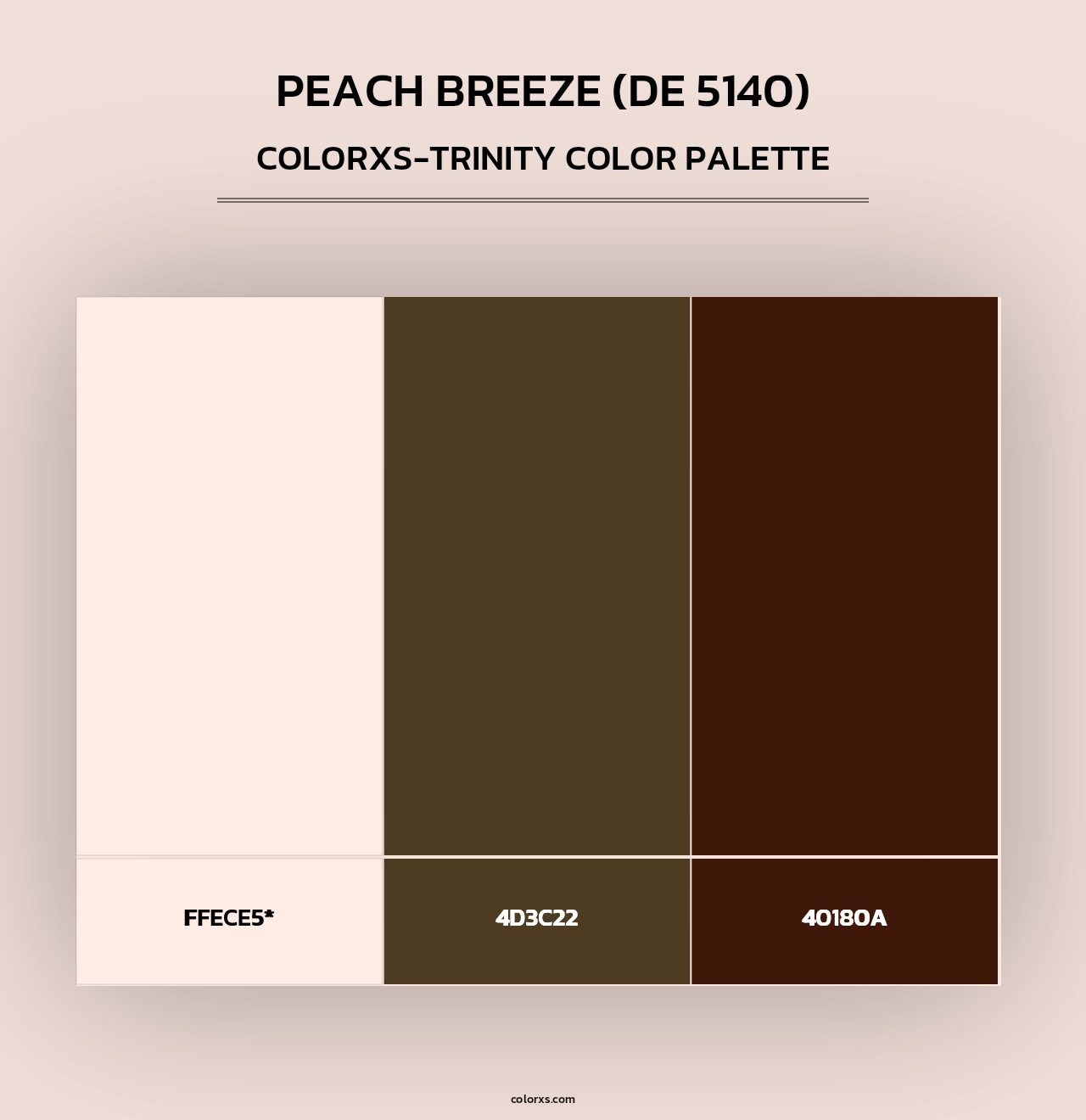 Peach Breeze (DE 5140) - Colorxs Trinity Palette