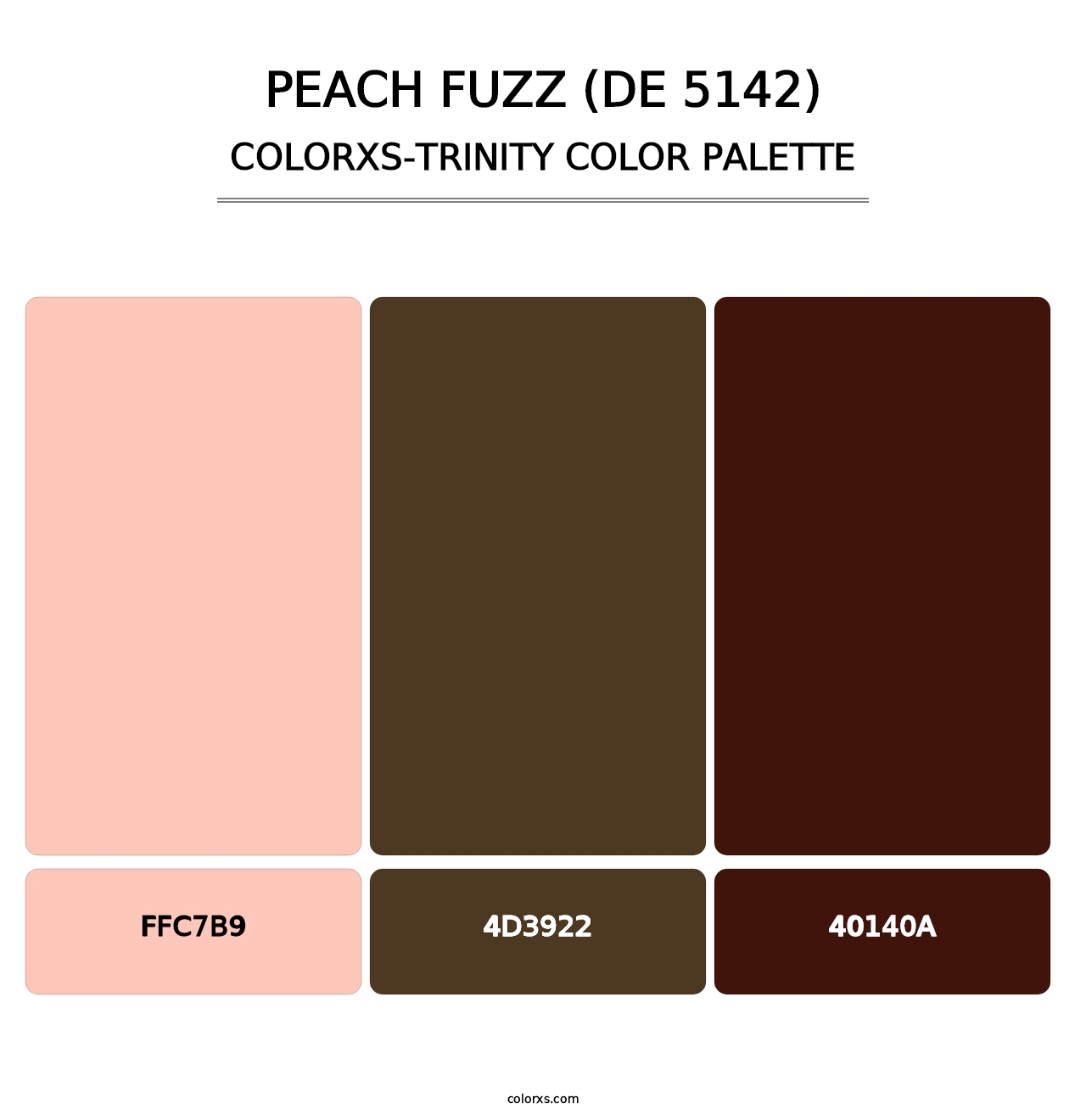 Peach Fuzz (DE 5142) - Colorxs Trinity Palette