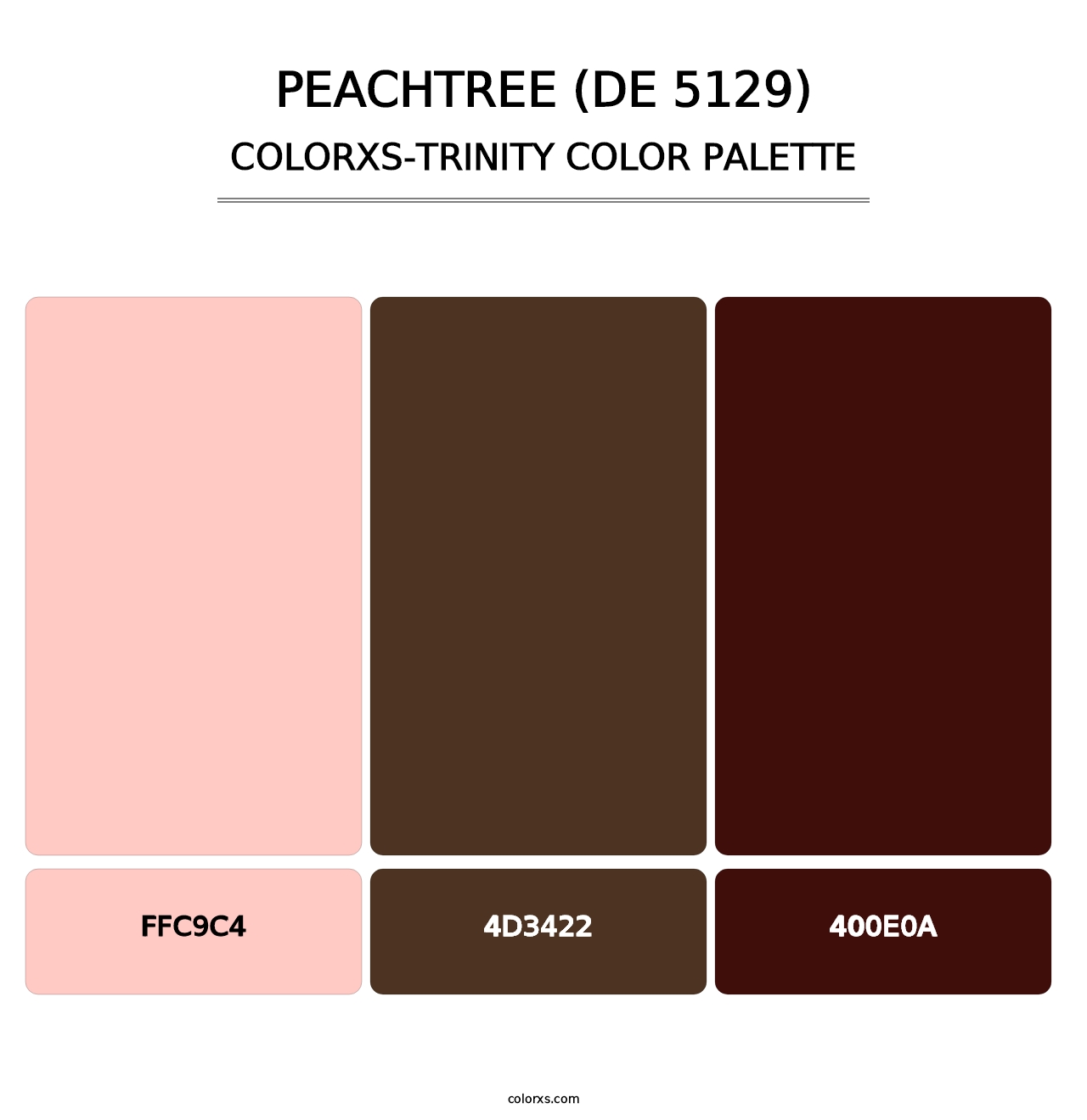 Peachtree (DE 5129) - Colorxs Trinity Palette