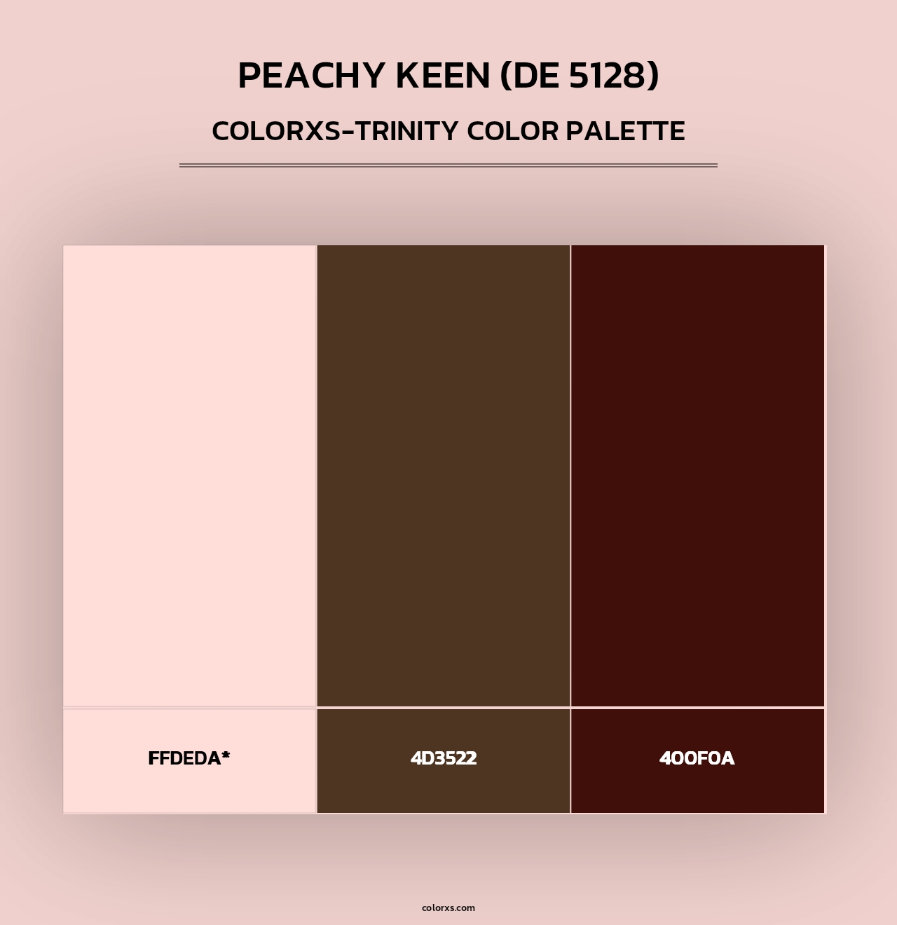 Peachy Keen (DE 5128) - Colorxs Trinity Palette