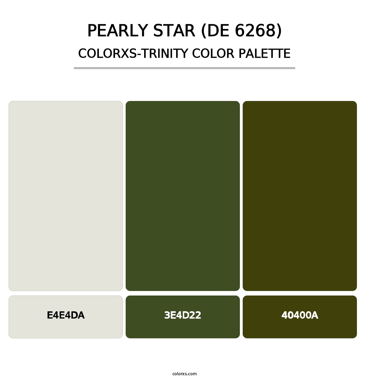 Pearly Star (DE 6268) - Colorxs Trinity Palette