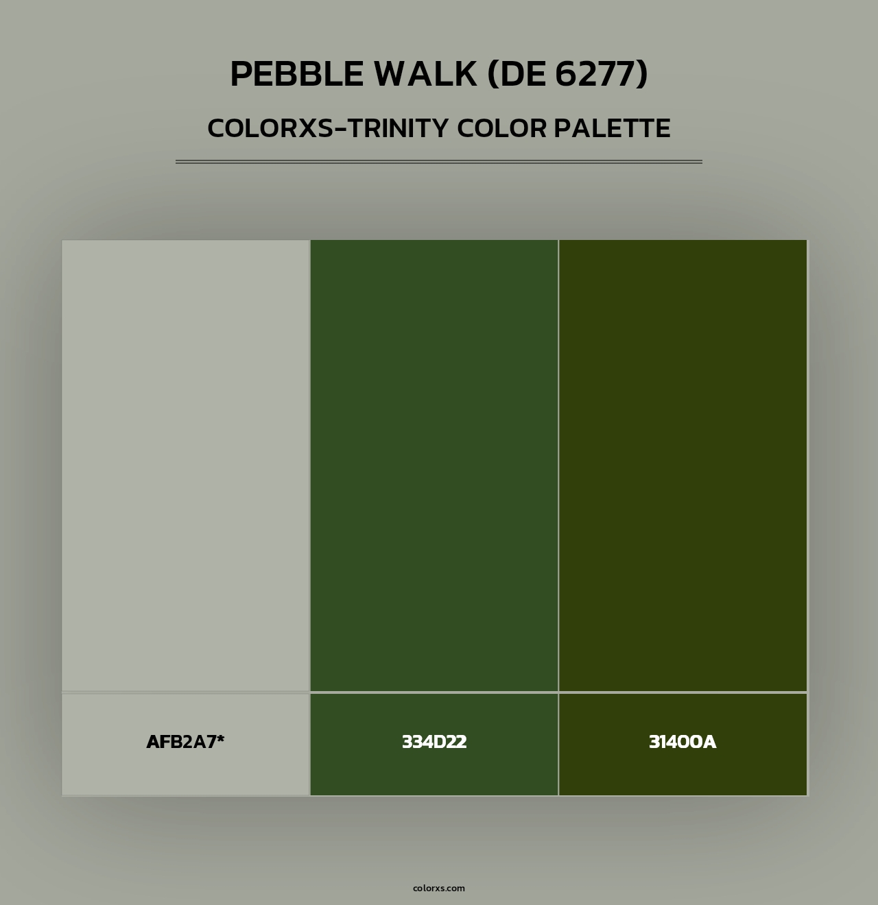 Pebble Walk (DE 6277) - Colorxs Trinity Palette