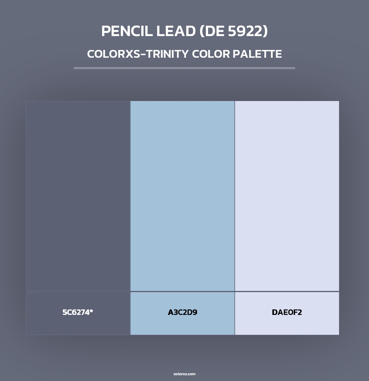 Pencil Lead (DE 5922) - Colorxs Trinity Palette