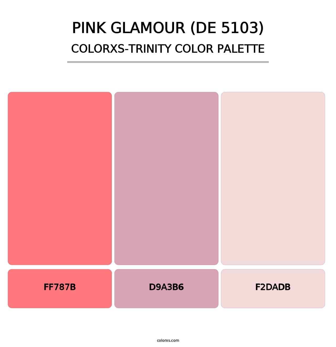 Pink Glamour (DE 5103) - Colorxs Trinity Palette
