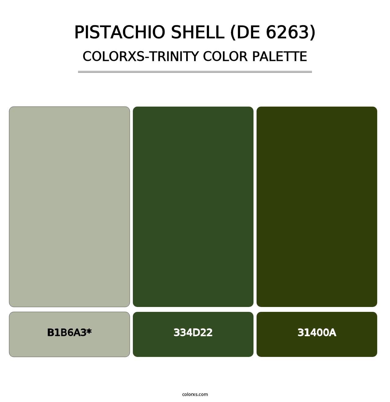 Pistachio Shell (DE 6263) - Colorxs Trinity Palette