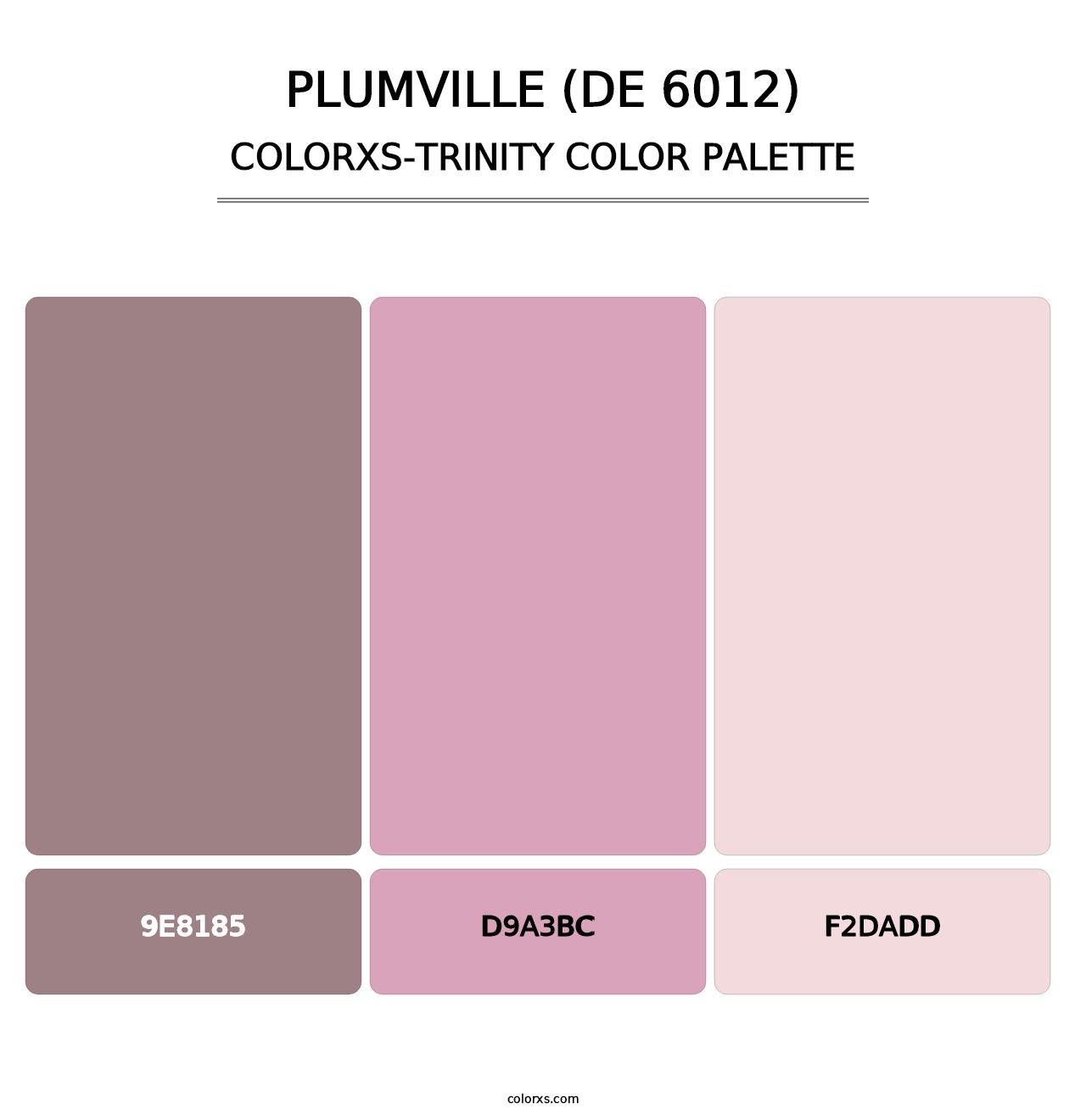 Plumville (DE 6012) - Colorxs Trinity Palette