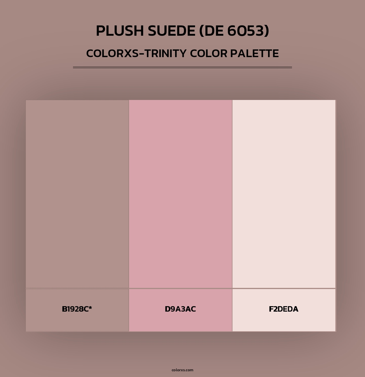 Plush Suede (DE 6053) - Colorxs Trinity Palette