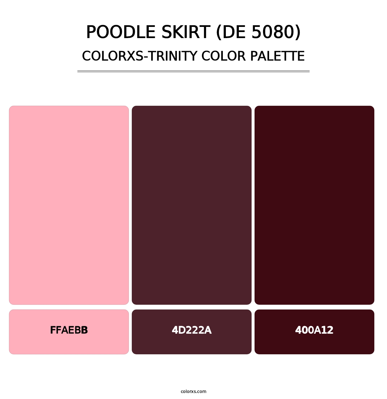 Poodle Skirt (DE 5080) - Colorxs Trinity Palette