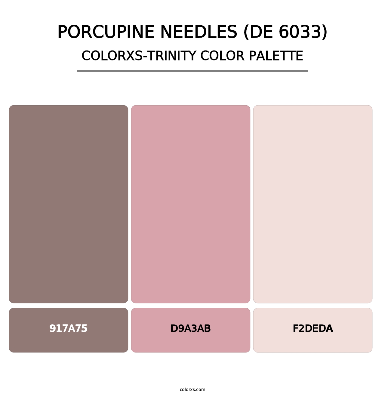 Porcupine Needles (DE 6033) - Colorxs Trinity Palette