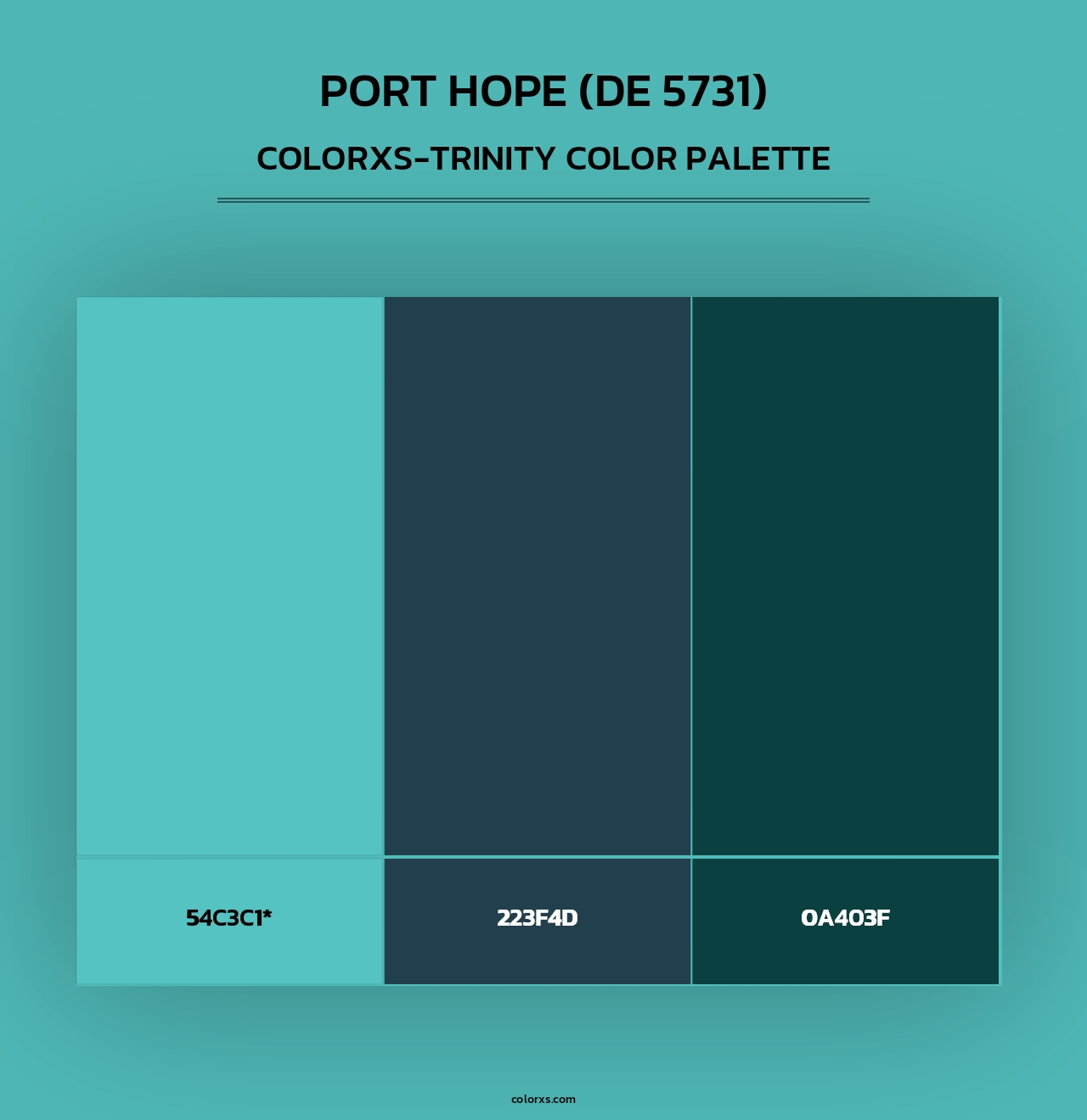 Port Hope (DE 5731) - Colorxs Trinity Palette
