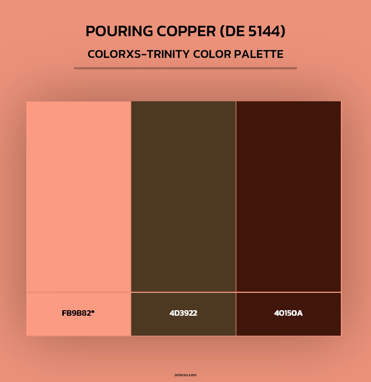 Pouring Copper (DE 5144) - Colorxs Trinity Palette