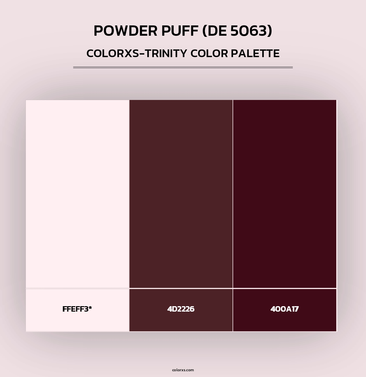 Powder Puff (DE 5063) - Colorxs Trinity Palette