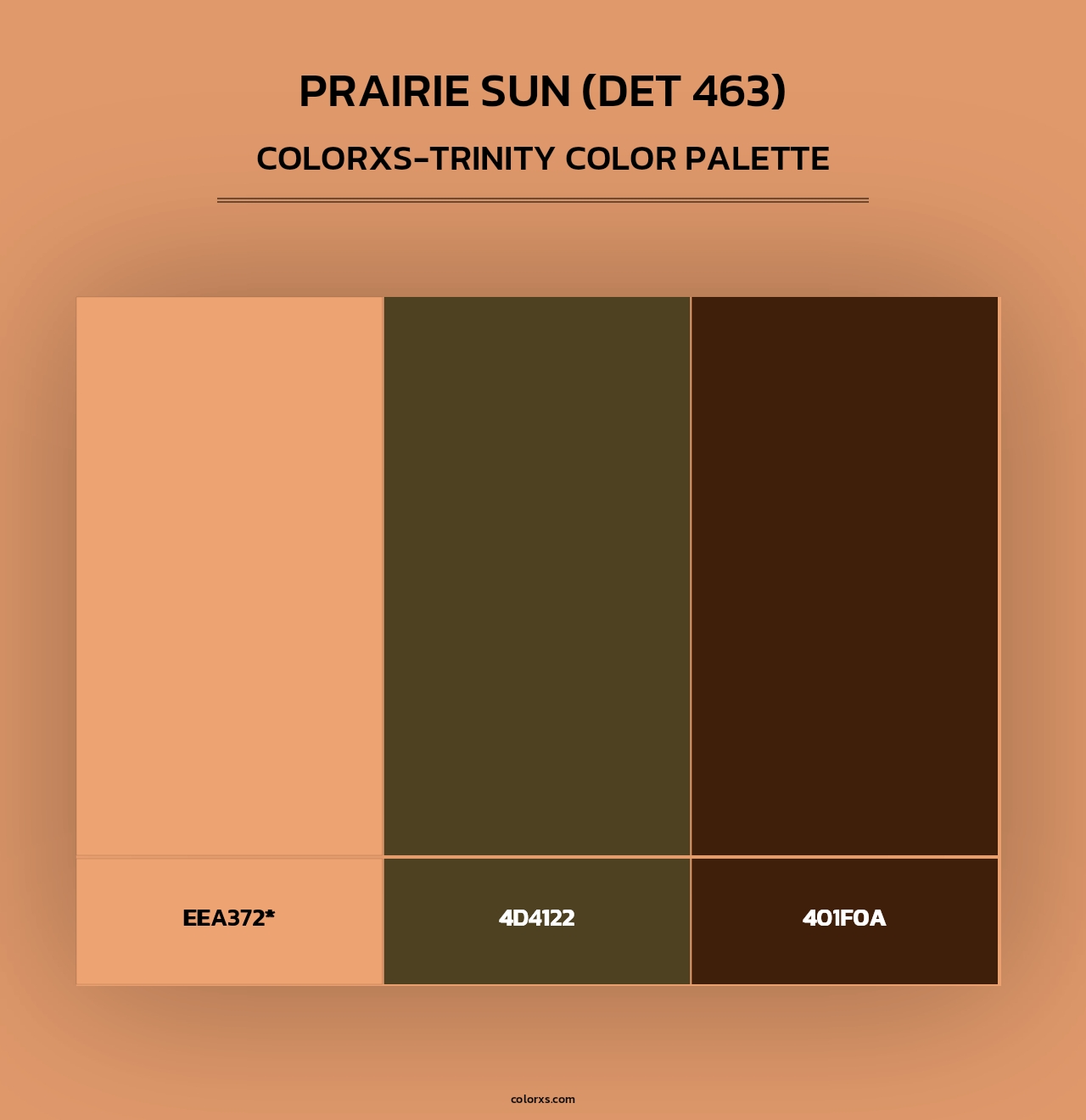Prairie Sun (DET 463) - Colorxs Trinity Palette