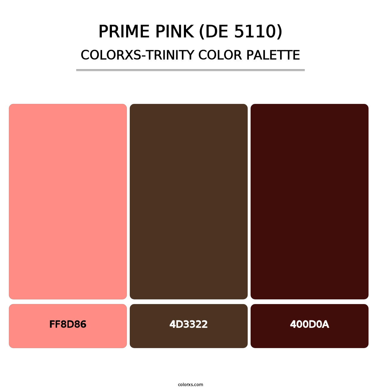 Prime Pink (DE 5110) - Colorxs Trinity Palette