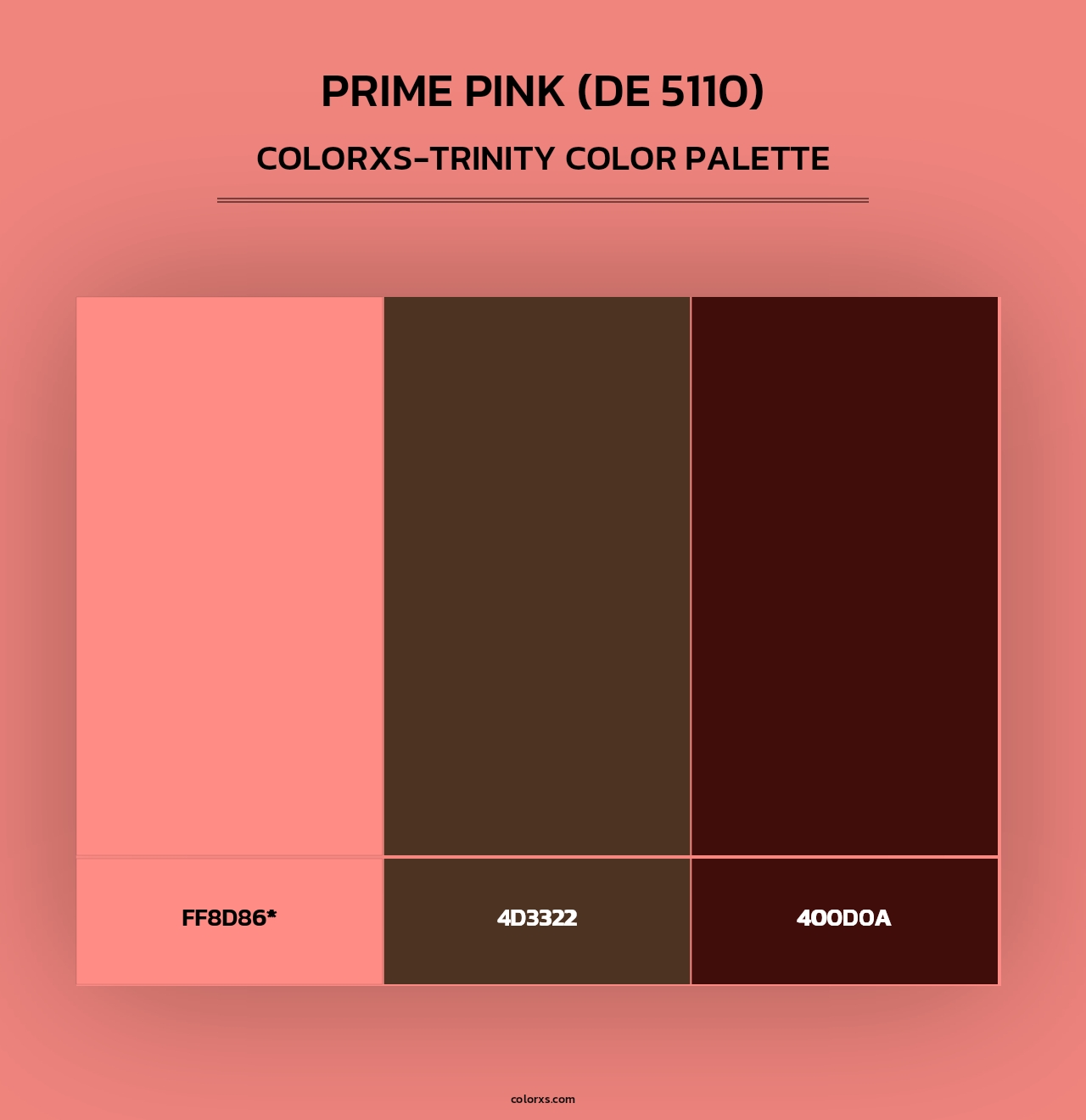 Prime Pink (DE 5110) - Colorxs Trinity Palette