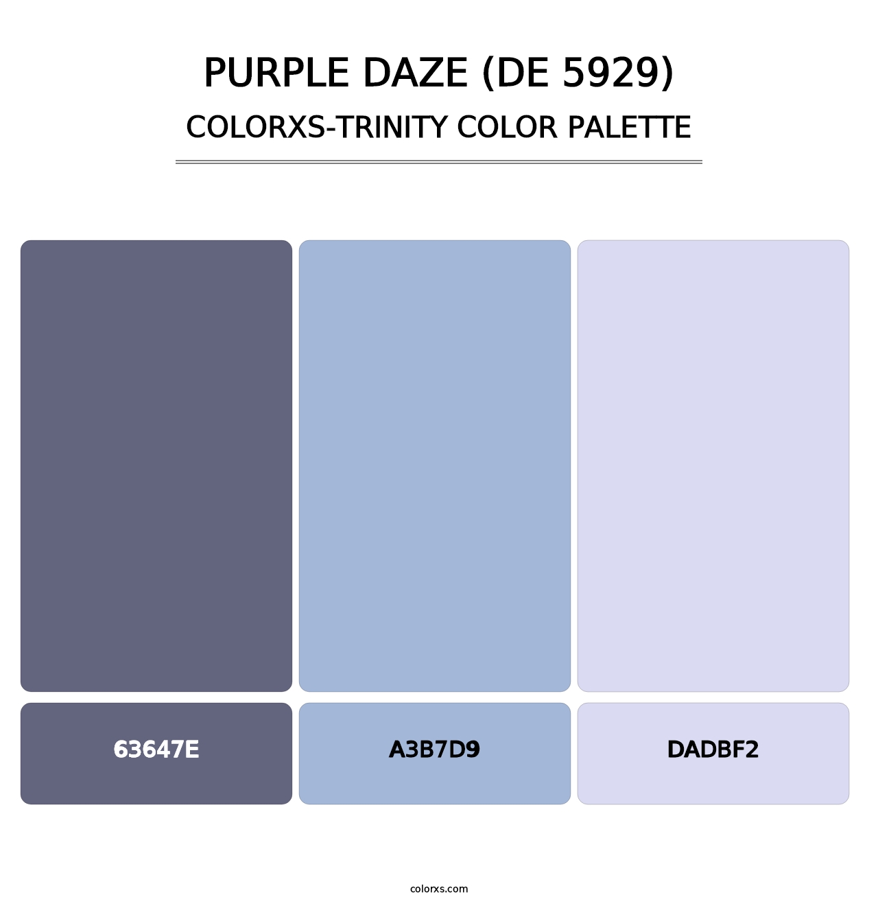 Purple Daze (DE 5929) - Colorxs Trinity Palette