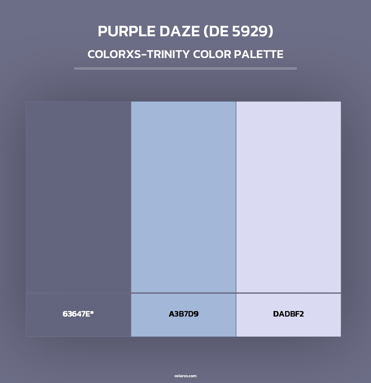 Purple Daze (DE 5929) - Colorxs Trinity Palette
