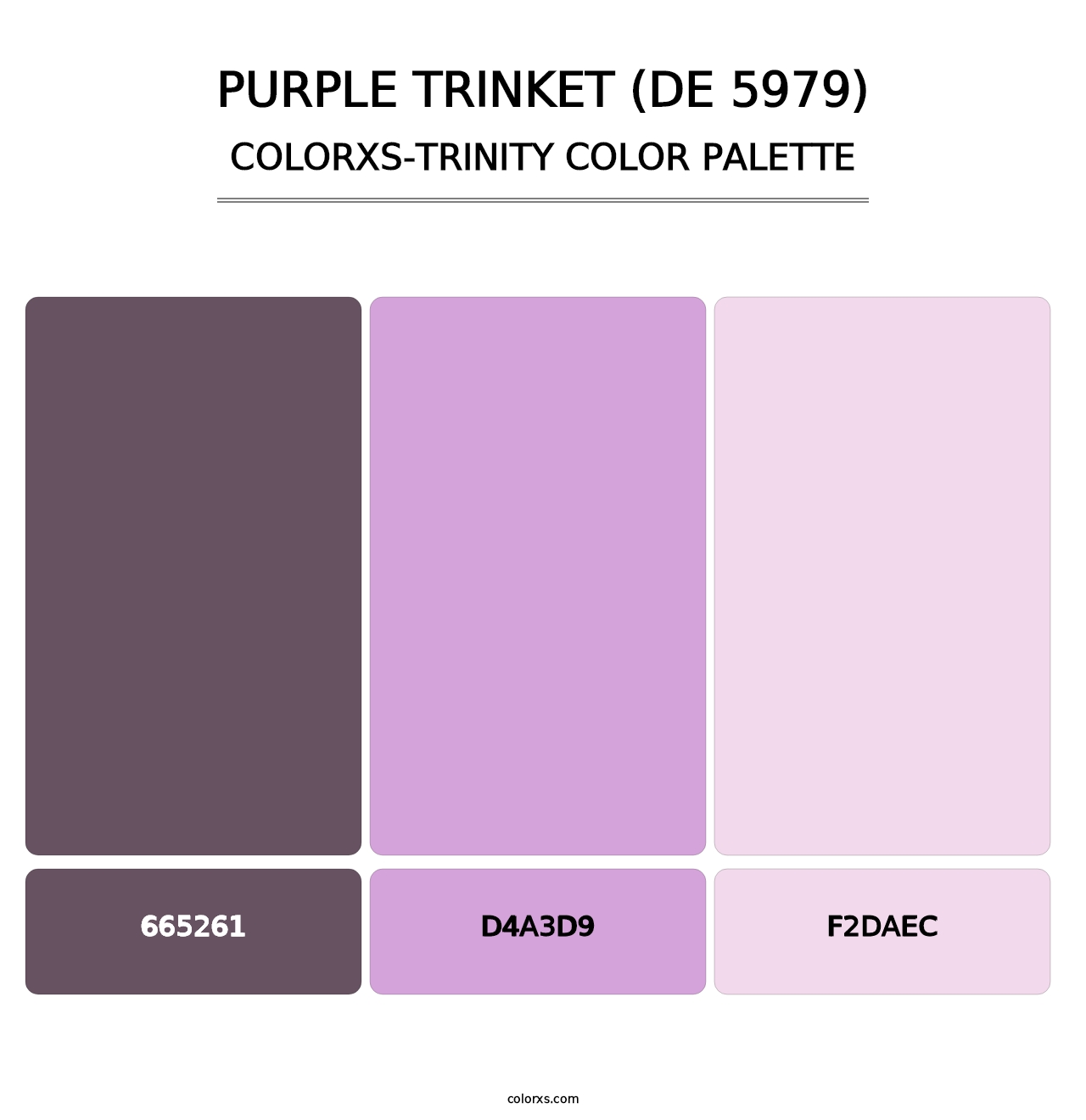 Purple Trinket (DE 5979) - Colorxs Trinity Palette