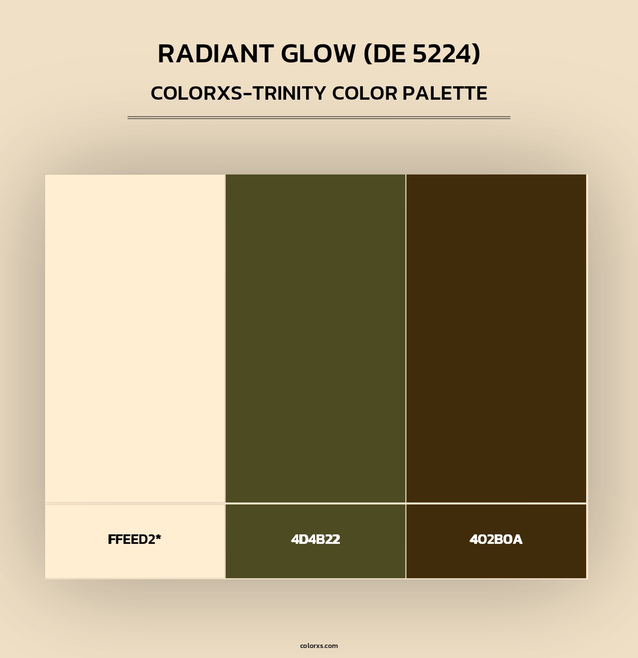 Radiant Glow (DE 5224) - Colorxs Trinity Palette