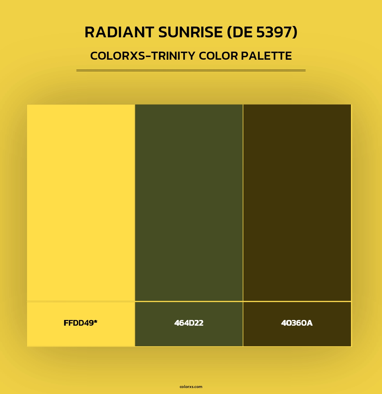 Radiant Sunrise (DE 5397) - Colorxs Trinity Palette