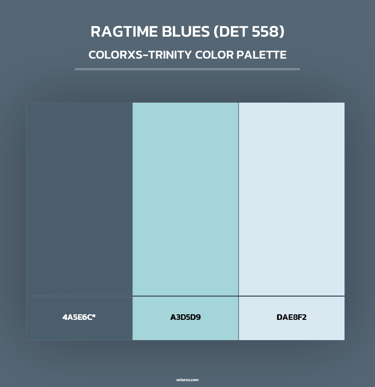 Ragtime Blues (DET 558) - Colorxs Trinity Palette