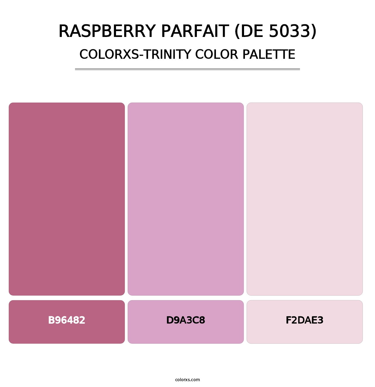 Raspberry Parfait (DE 5033) - Colorxs Trinity Palette