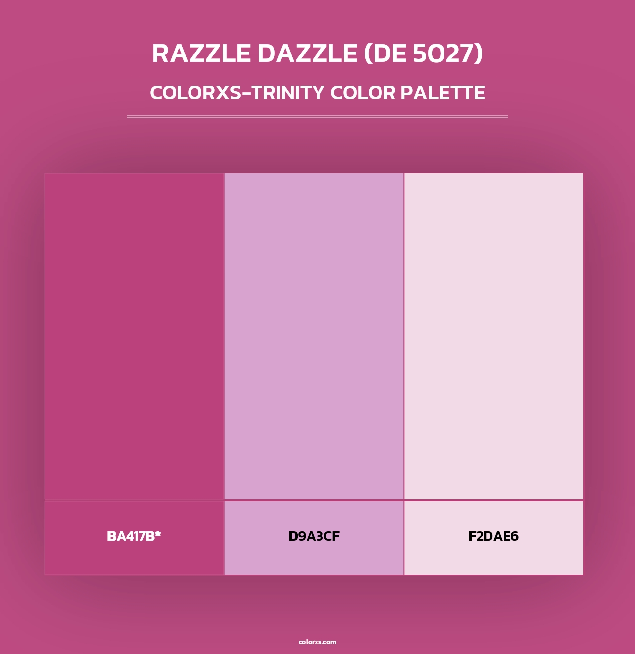 Razzle Dazzle (DE 5027) - Colorxs Trinity Palette