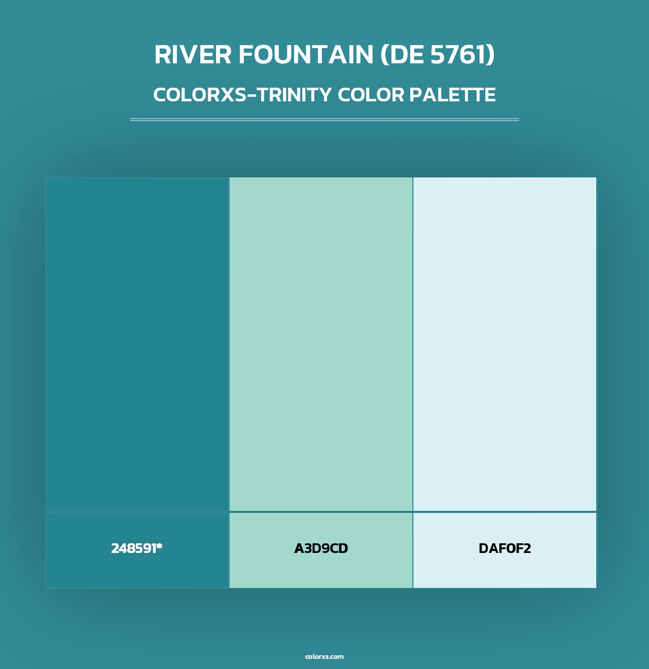 River Fountain (DE 5761) - Colorxs Trinity Palette