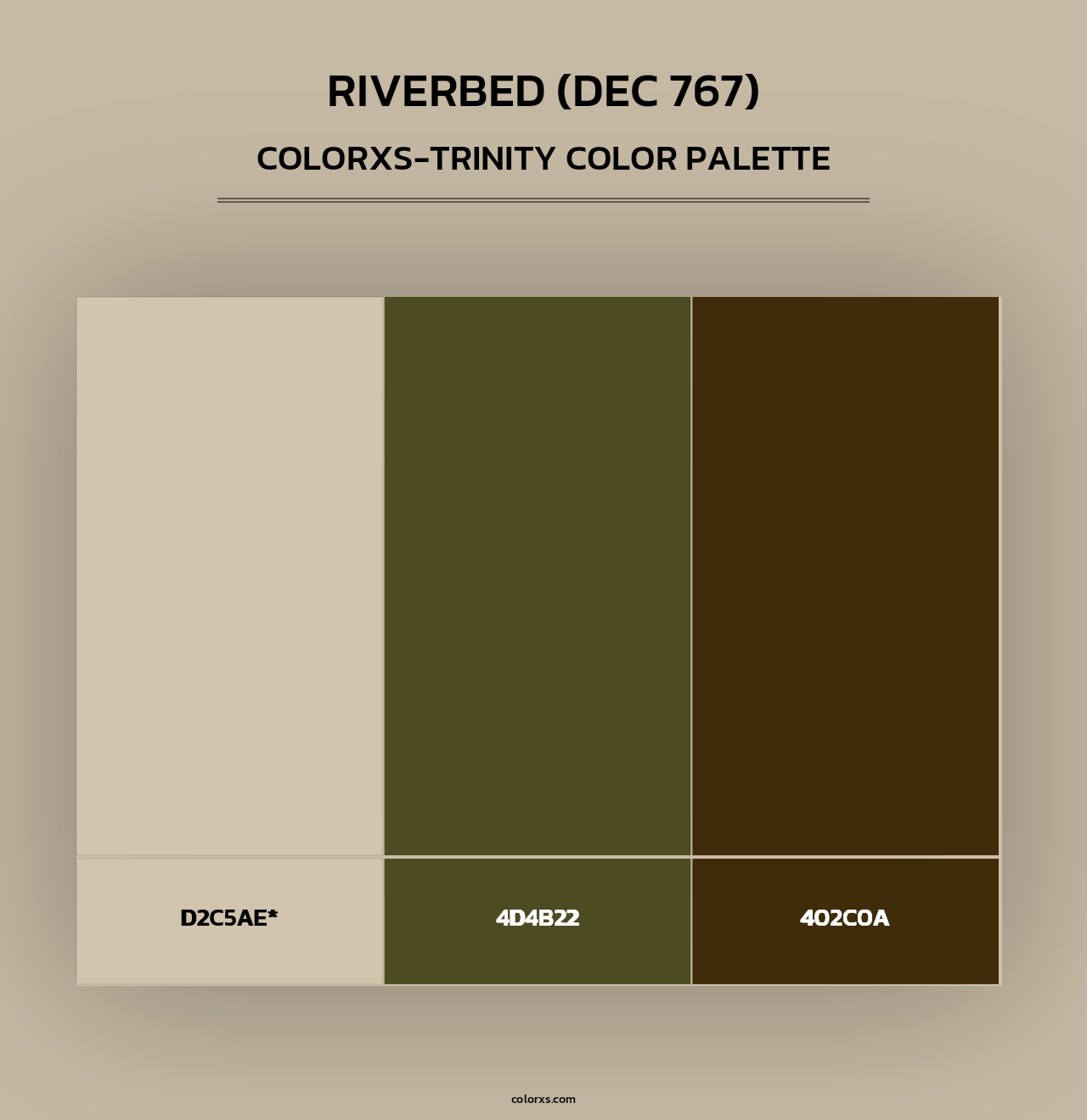 Riverbed (DEC 767) - Colorxs Trinity Palette